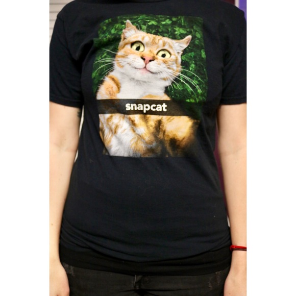 Tops | Snapcat Shirt | Poshmark
